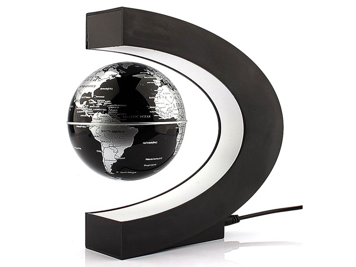 United Entertainment Magnetyczny globus lewitujący Lampa dekoracyjna Tworzywo sztuczne Pomieszczenie Salon Kolor Czarny