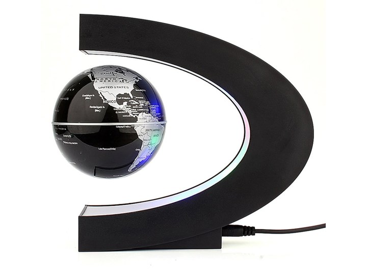 United Entertainment Magnetyczny globus lewitujący Kolor Czarny Lampa dekoracyjna Tworzywo sztuczne Kategoria Lampy stołowe