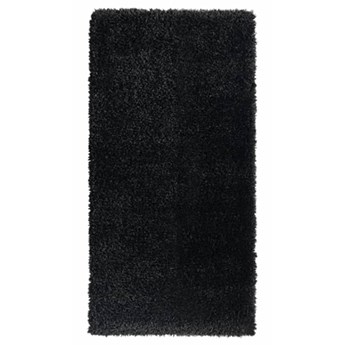 vidaXL Dywan shaggy z wysokim runem, czarny, 100x200 cm, 50 mm