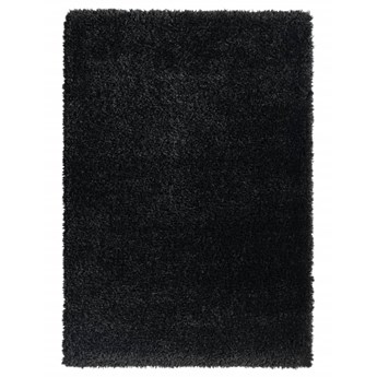 vidaXL Dywan shaggy z wysokim runem, czarny, 140x200 cm, 50 mm