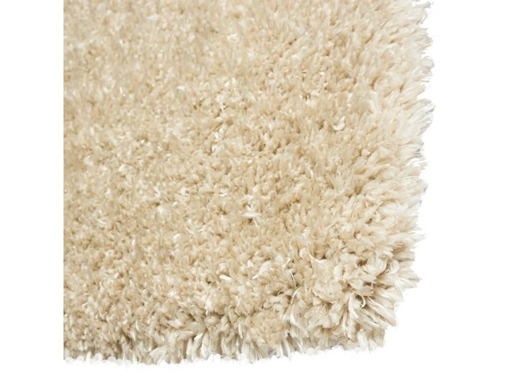 vidaXL Dywan shaggy z wysokim runem, beżowy, 80x150 cm, 50 mm Dywaniki Prostokątny Poliester Dywany Kategoria Dywany