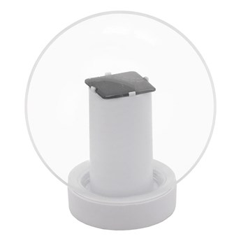 LED Lampa solarna LED/900mAh IP68 biała
