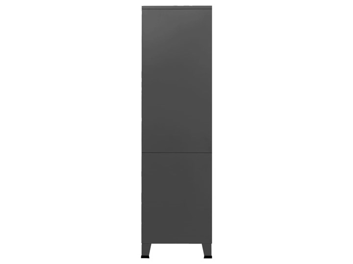 vidaXL Szafa industrialna, antracytowa, 90x50x180 cm, metal Kategoria Szafy do garderoby Szerokość 90 cm Głębokość 50 cm Kolor Szary