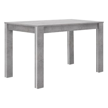 Stół nierozkładany Kammono 120x75 cm - Kolor: Beton/Wstawka Biała