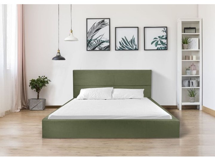 Łóżko tapicerowane MONACO 140x200 kolory do wyboru Drewno Metal Tkanina Rozmiar materaca 140x200 cm