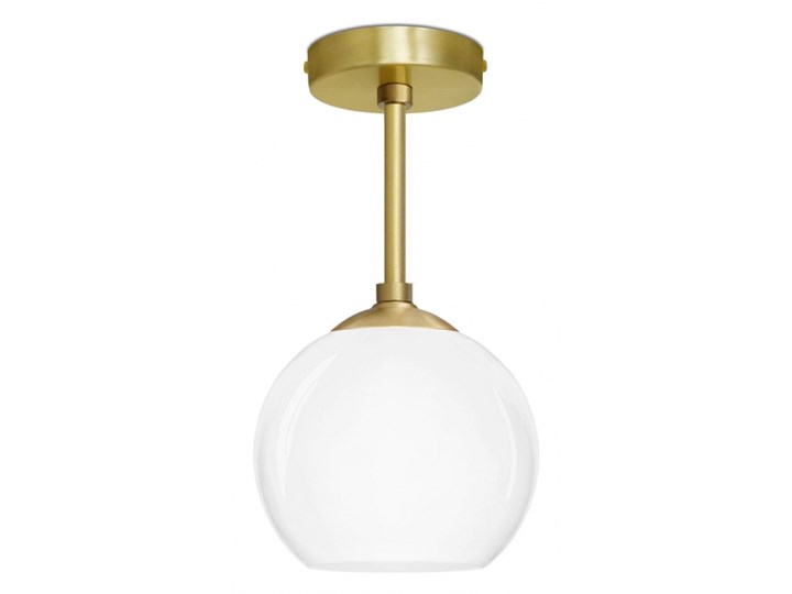 Krótka mosiężna lampa sufitowa G-S1K