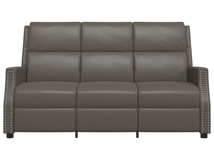 vidaXL 3-osobowy, rozkładany fotel masujący, szary, sztuczna skóra Głębokość 92 cm Głębokość 135 cm Szerokość 170 cm Funkcje Z funkcją relaks Styl Tradycyjny