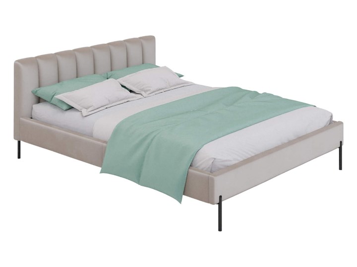 Łóżko tapicerowane 140x200 MILAN / kolory do wyboru Rozmiar materaca 140x200 cm Drewno Tkanina Kolor Biały