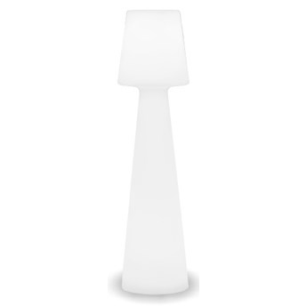 NEW GARDEN lampa podłogowa LOLA 110 BATTERY biała