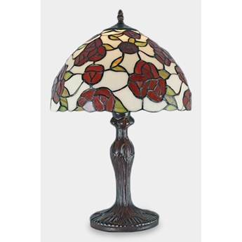 Lampa Witrażowa w Stylu Tiffany Różany Krzew