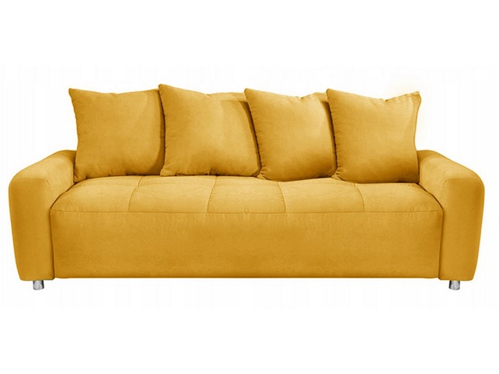Sofa 3-osobowa SPLIT Yellow Kolor Żółty Głębokość 112 cm Wersalka Wielkość Trzyosobowa