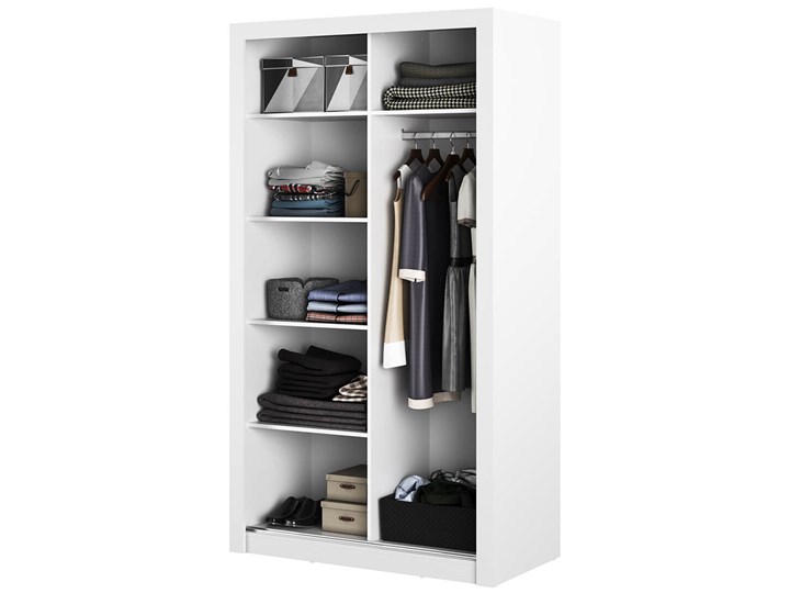 Nowoczesna szafa do sypialni Arti 120x215x60 Rodzaj drzwi Przesuwne Głębokość 60 cm Wysokość 215 cm Szerokość 120 cm Pomieszczenie Sypialnia