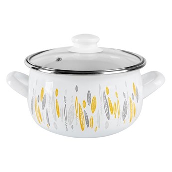 GARNEK EMALIOWANY PYZA Z/P AUTUMN 18CM 2,8L kod: 011-GAR-502/PIÓR/18