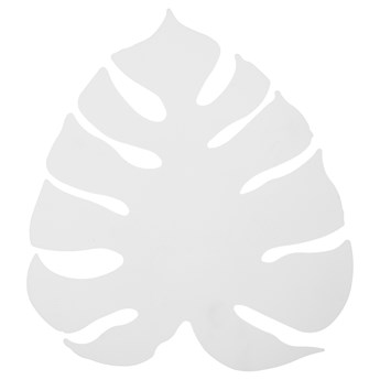 SELSEY Kinkiet ścienny Monra LED w kształcie liścia biały