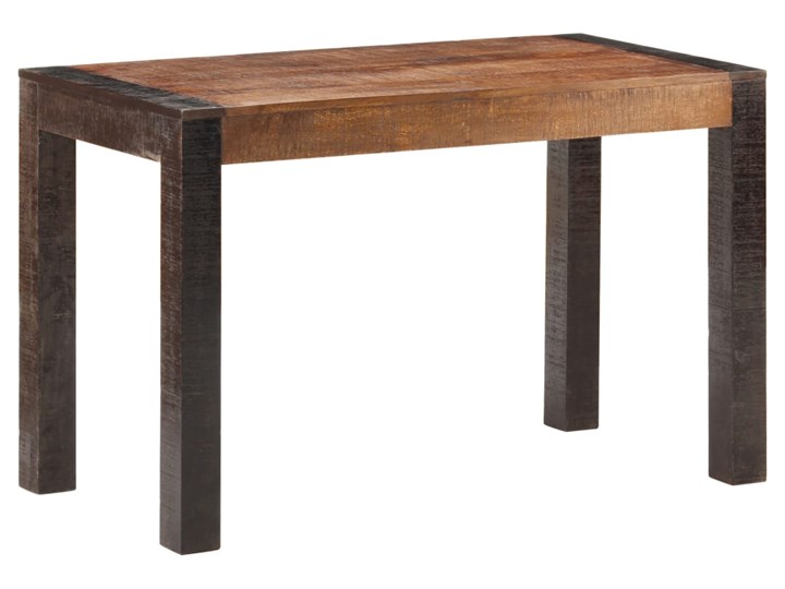 vidaXL Stół jadalniany, 120x60x76 cm, lite surowe drewno mango Kształt blatu Prostokątny Szerokość(n) 60 cm