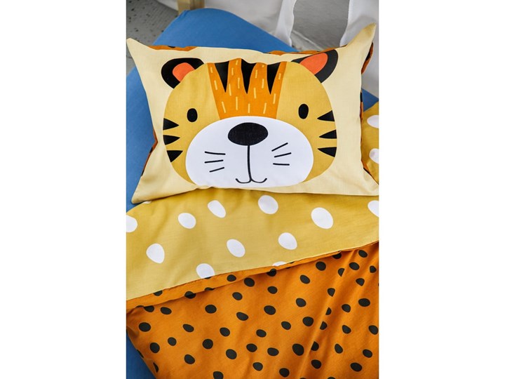 Dziecięca bawełniana pościel Bonami Selection Tiger, 140x200 cm Komplet pościeli Bawełna 70x90 cm Rozmiar poduszki 70x90 cm