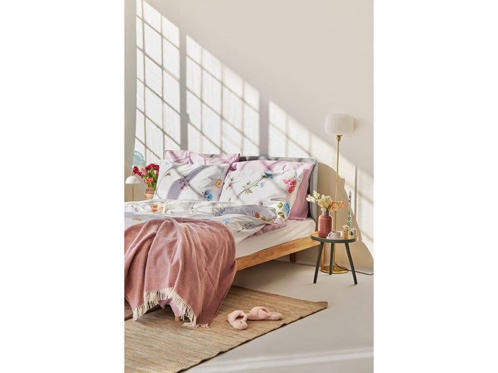 Bawełniana pościel dwuosobowa Bonami Selection Fleur, 160x220 cm 70x80 cm Komplet pościeli 160x200 cm Bawełna Rozmiar poduszki 70x80 cm