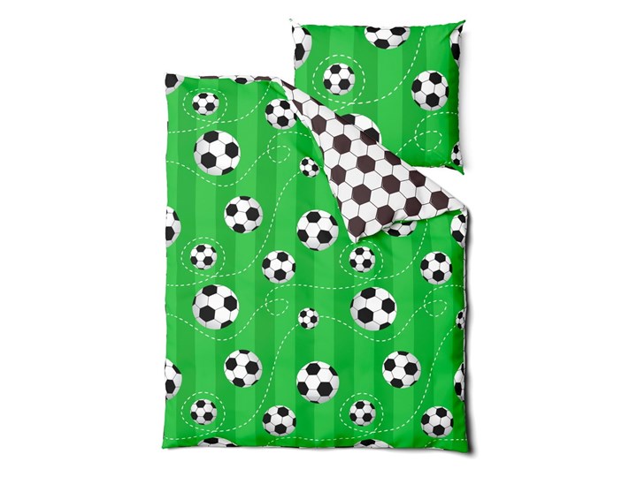 Dziecięca bawełniana pościel Bonami Selection Soccer, 140x200 cm
