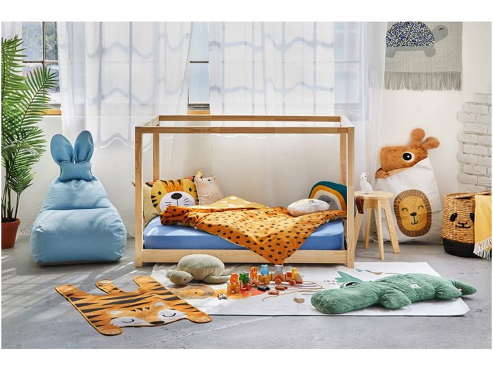 Dziecięca bawełniana pościel Bonami Selection Tiger, 140x200 cm Pomieszczenie Pościel dziecięca Komplet pościeli 70x90 cm Bawełna Rozmiar poduszki 70x90 cm