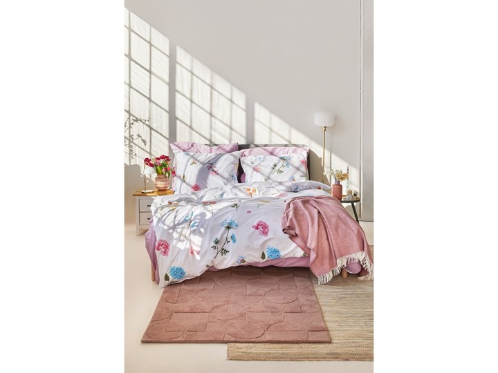 Bawełniana pościel dwuosobowa Bonami Selection Fleur, 160x220 cm 70x80 cm 160x200 cm Kategoria Komplety pościeli Komplet pościeli Bawełna Kolor Biały