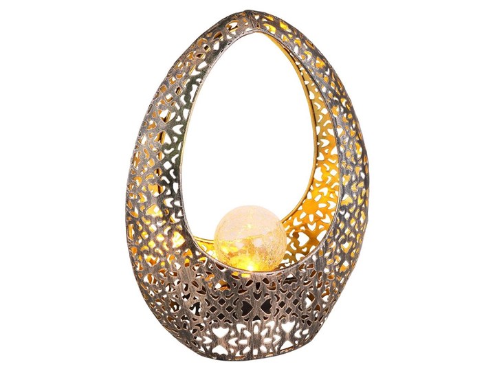 Globo 36528 - Lampa solarna LED/0,06W/1,2V IP44 Szkło Metal Wysokość 28 cm Funkcje Lampa LED