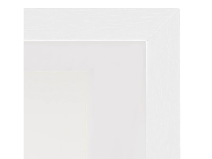 vidaXL Ramki 3D na zdjęcia 20x20 cm, 5 szt., białe, 28x28 cm Pomieszczenie Salon Drewno Tworzywo sztuczne Stojak na zdjęcia Kolor Biały