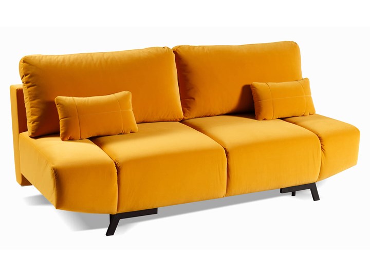 Sofa z funkcją spania BLOOM Głębokość 100 cm Szerokość 203 cm Kolor Żółty