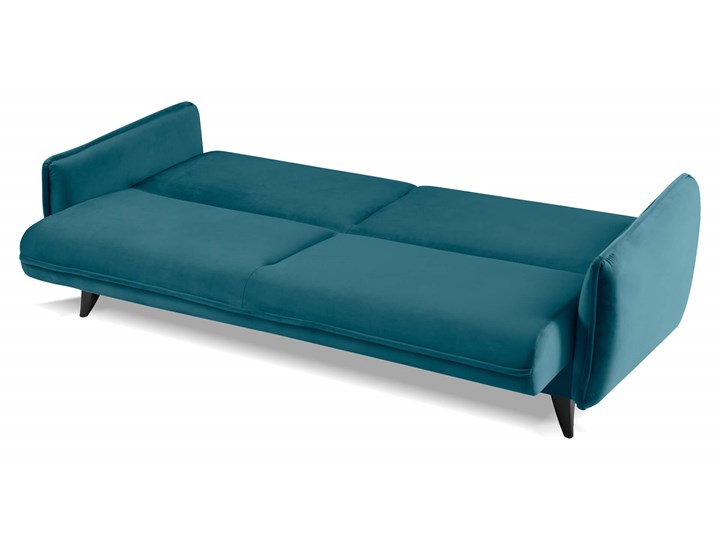 Sofa z funkcją spania CONTE Kolor Turkusowy Szerokość 225 cm Głębokość 100 cm Kategoria Sofy i kanapy