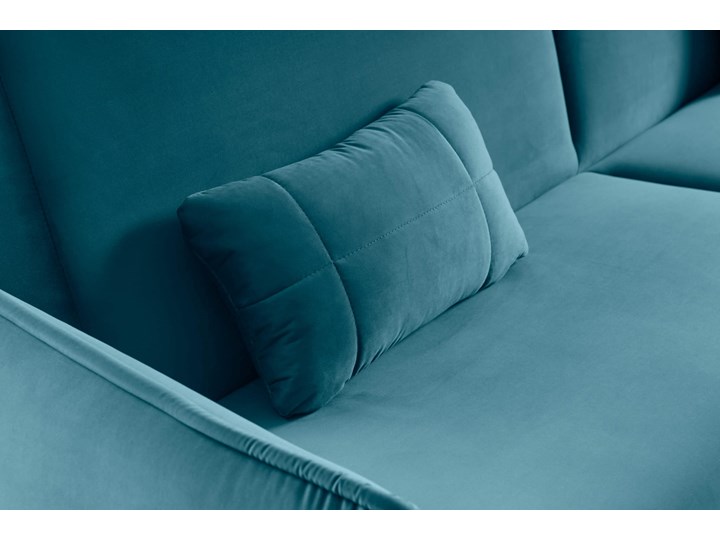 Sofa z funkcją spania CONTE Szerokość 225 cm Kolor Turkusowy Głębokość 100 cm Typ Gładkie