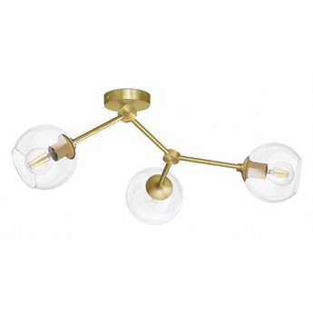 Niska mosiężna złota lampa sufitowa GT-S3K