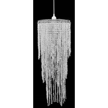 vidaXL Kryształowa lampa wisząca z abażurem 26 x 70 cm