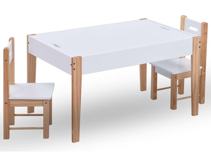 vidaXL 3-częściowy zestaw dla dzieci, stolik do rysowania i krzesła W zestawie Ze stolikiem i krzesłami Kategoria Zestawy mebli dziecięcych
