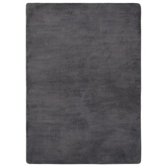 vidaXL Pluszowy dywan, antracytowy, 170x120 cm