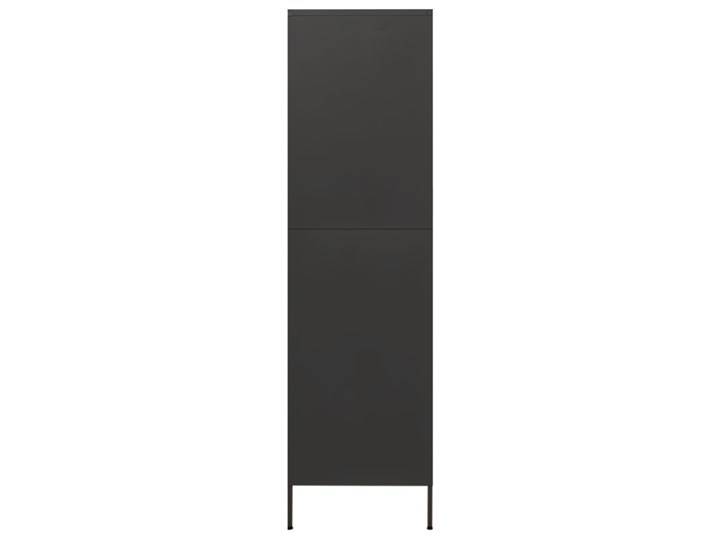 vidaXL Szafa, antracytowa, 90x50x180 cm, stalowa Metal Głębokość 50 cm Szerokość 90 cm Kolor Szary