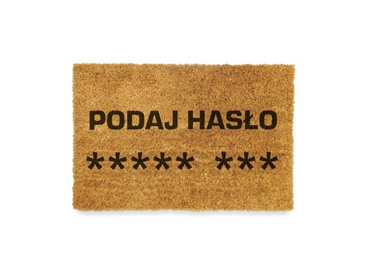 Wycieraczka pod Drzwi 'Podaj Hasło" 60x40 Włókno kokosowe Kategoria Wycieraczki