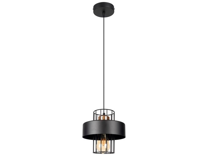 Żyrandol na lince VEST 1xE27/60W/230V czarny/miedź Metal Kategoria Lampy wiszące