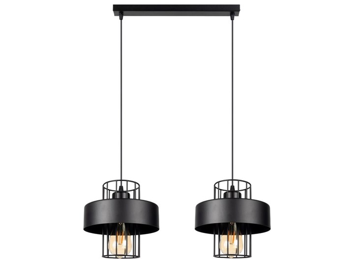 Żyrandol na lince VEST 2xE27/60W/230V czarny Metal Kategoria Lampy wiszące