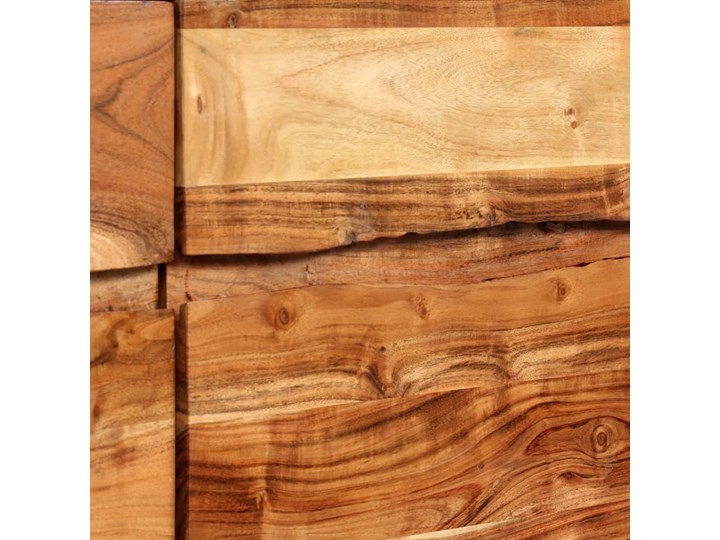 vidaXL Komoda z litego drewna z rzeźbionymi drzwiami, 160x40x75 cm Głębokość 40 cm Szerokość 160 cm Drewno Styl Rustykalny