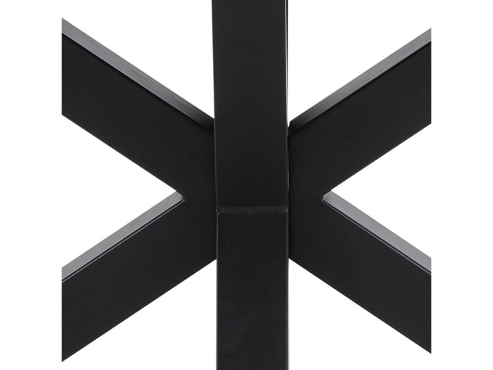 Czarny stół z ceramicznym blatem Heaven 200x100 Szkło Wysokość 76 cm Metal Ceramika Pomieszczenie Stoły do jadalni