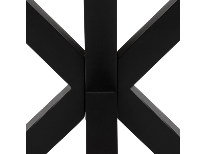 Okrągły stół do jadalni Heaven w stylu industrialnym Metal Drewno Wysokość 76 cm Wysokość 120 cm Styl Nowoczesny