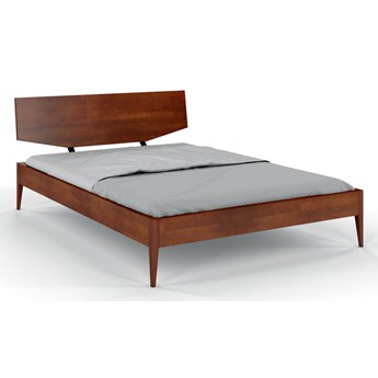 Łóżko drewniane bukowe Skandica SUND / 140x200 cm, kolor orzech