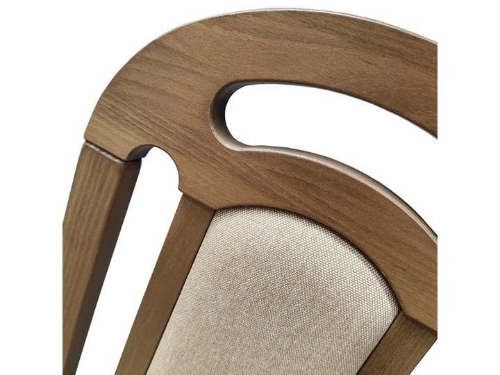Krzesło drewniane PIANO Tkanina Drewno Rodzaj(n) Krzesła Pomieszczenie Jadalnia