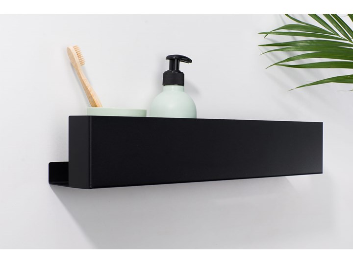 BAIN Kategoria Półki do łazienki Metal Kolor Czarny