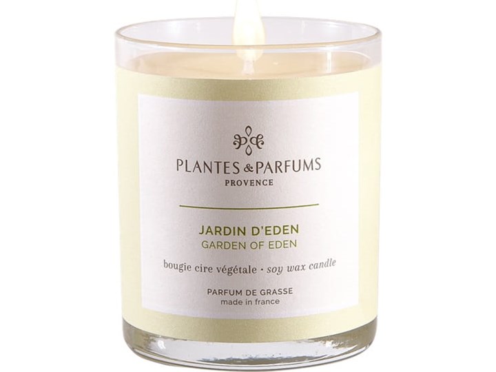 Świeca zapachowa perfumowana 180g - Garden of Eden - Ogrody Edenu Szkło Kategoria Świeczniki i świece