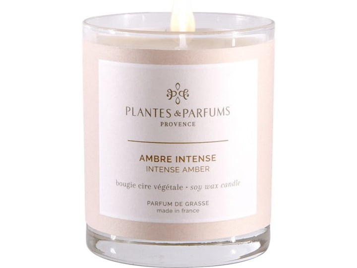 Świeca zapachowa perfumowana - Intense Amber - Drogocenna Ambra Szkło Kategoria Świeczniki i świece
