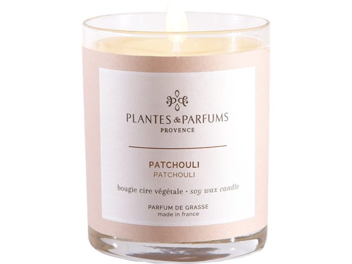 Świeca zapachowa perfumowana - Patchouli - Paczuli Szkło Kategoria Świeczniki i świece Kolor Beżowy
