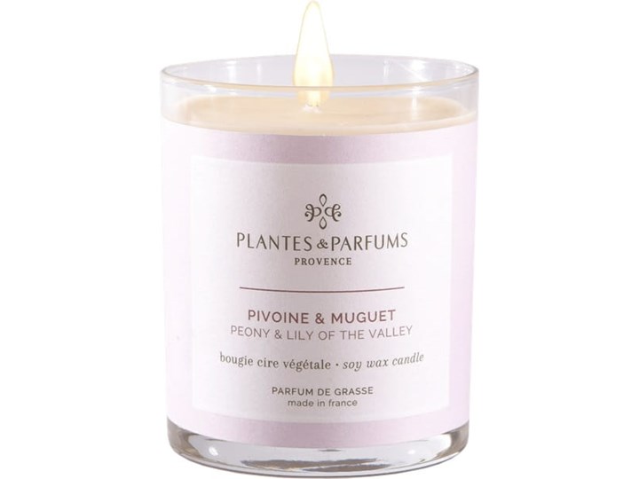 Świeca zapachowa perfumowana - Peony & Lily of the Valley - Piwonia z Konwalią Szkło Kategoria Świeczniki i świece