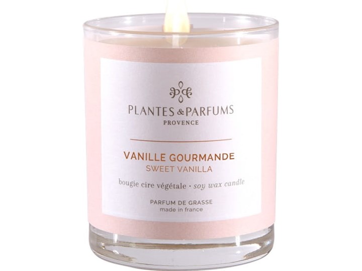 Świeca zapachowa perfumowana 180g - Sweet Vanilla - Słodka Wanilia Kategoria Świeczniki i świece Szkło Kolor Różowy
