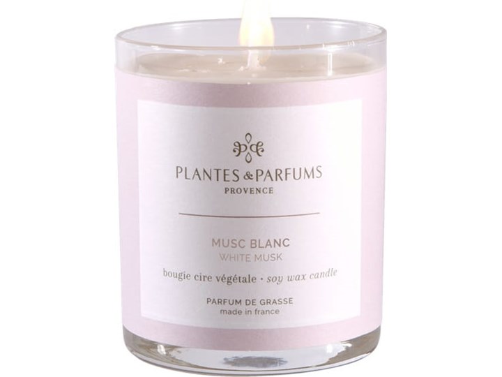 Świeca zapachowa perfumowana - White Musk - Białe piżmo Szkło Kategoria Świeczniki i świece