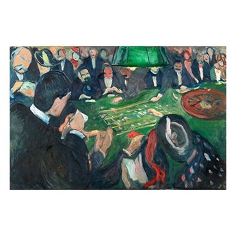 Reprodukcja obrazu Edvarda Muncha - At the Roulette Table in Monte Carlo, 40x26 cm